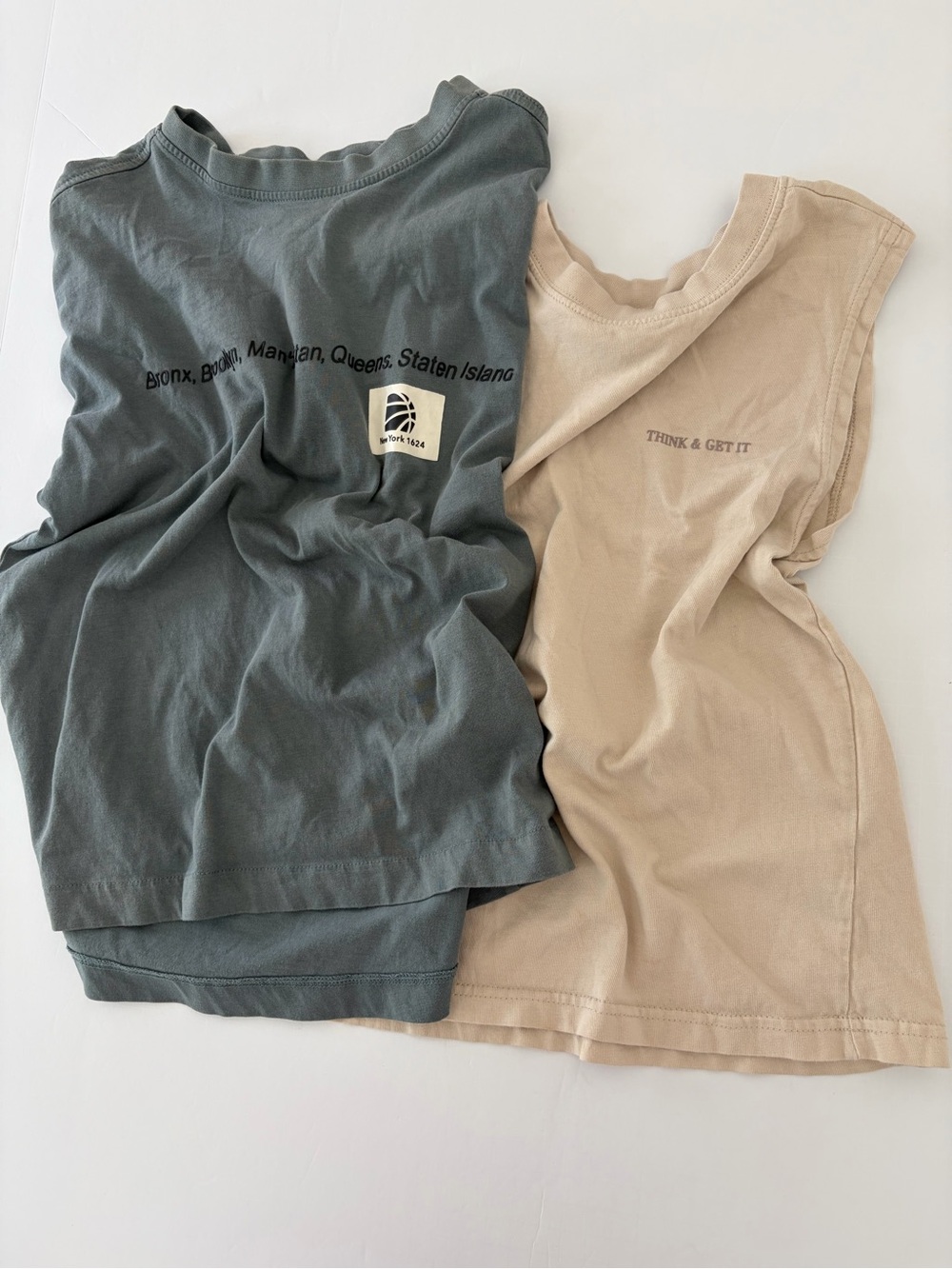 Zara Boys Cotton T Shirt and Tank Lot of 2 Size 9 Basketball Back To School